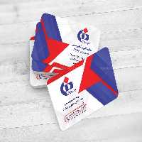 کارت ویزیت لایه باز دفتر بیمه دانا | گرافیک با طعم تربچه