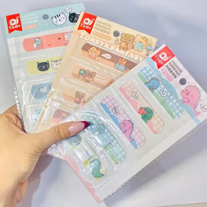 سه ورقه چسب زخم فانتزی مولانگ انیمه کیوت دخترانه وارداتی و باکیفیت