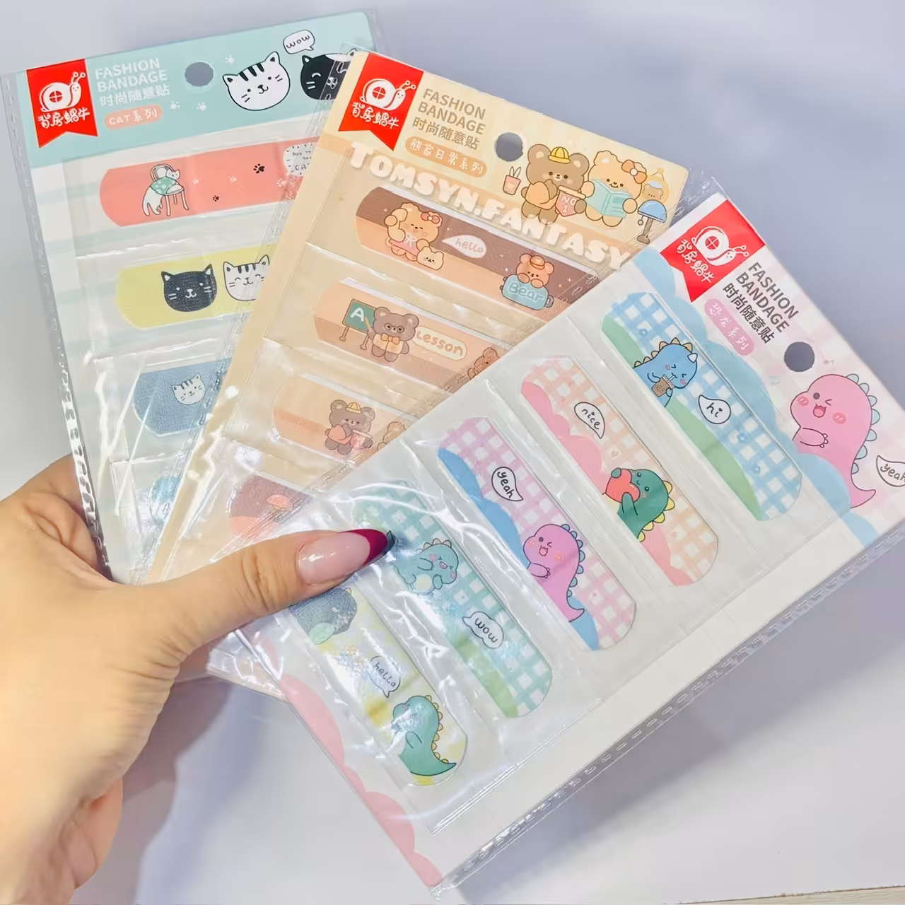 سه ورقه چسب زخم فانتزی مولانگ انیمه کیوت دخترانه وارداتی و باکیفیت