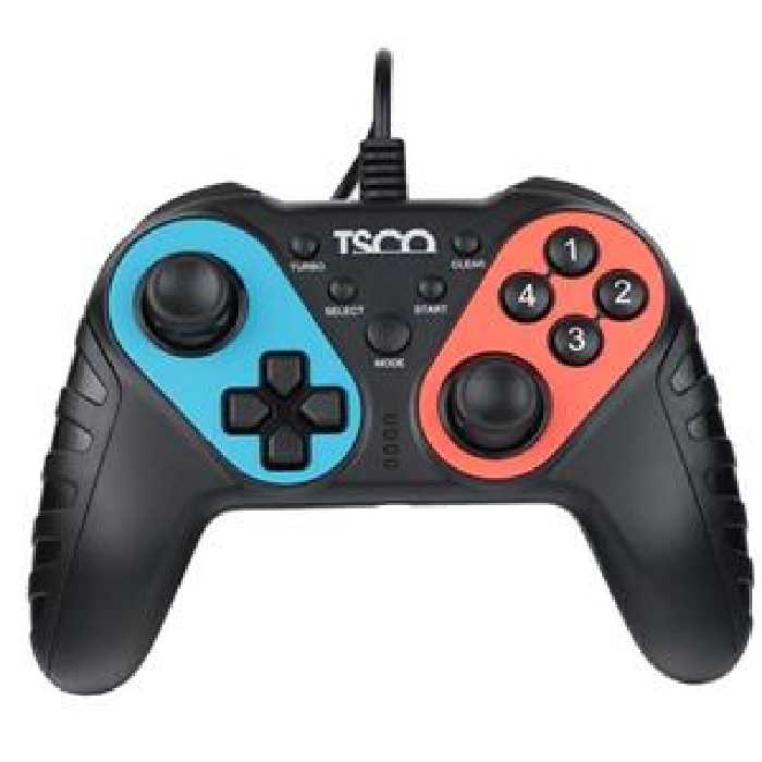 دسته بازی تک شوک دار USB تسکو مدل TG117Gamepad TSCO TG117 Shock USB