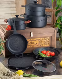 سرویس قابلمه چدن 10 پارچه مدل بونا نالینو کد 0168