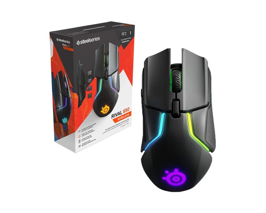 موس گیمینگ استیل سریز مدل Rival 650 Wireless