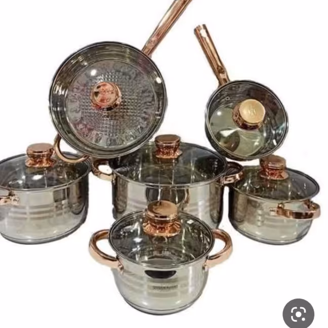 سرویس 12 پارچه کرکماز اصلی حک شده آهنربا نگیر کف چدن       