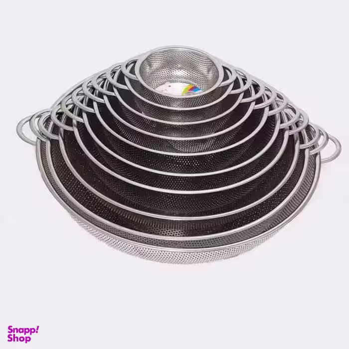 آبکش اسکای مدل استیل پانچ مجموعه 10 عددی