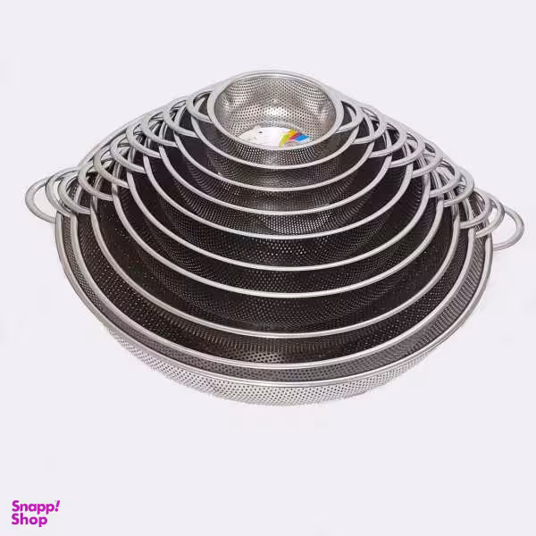 آبکش اسکای مدل استیل پانچ مجموعه 10 عددی