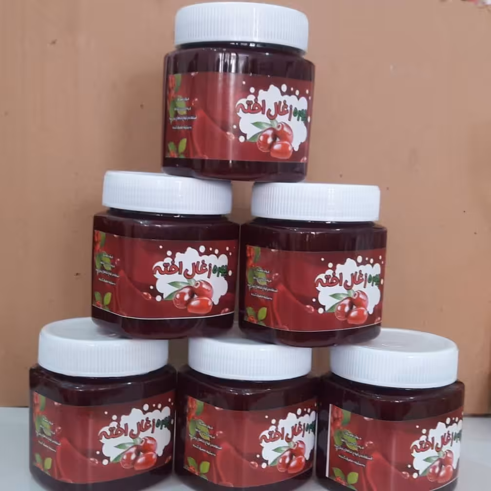 پوره زغال اخته 450 گرمی