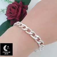 دستبند نقره مردانه کارتیر تو خالی باعیار 925 ضدحساسیت
