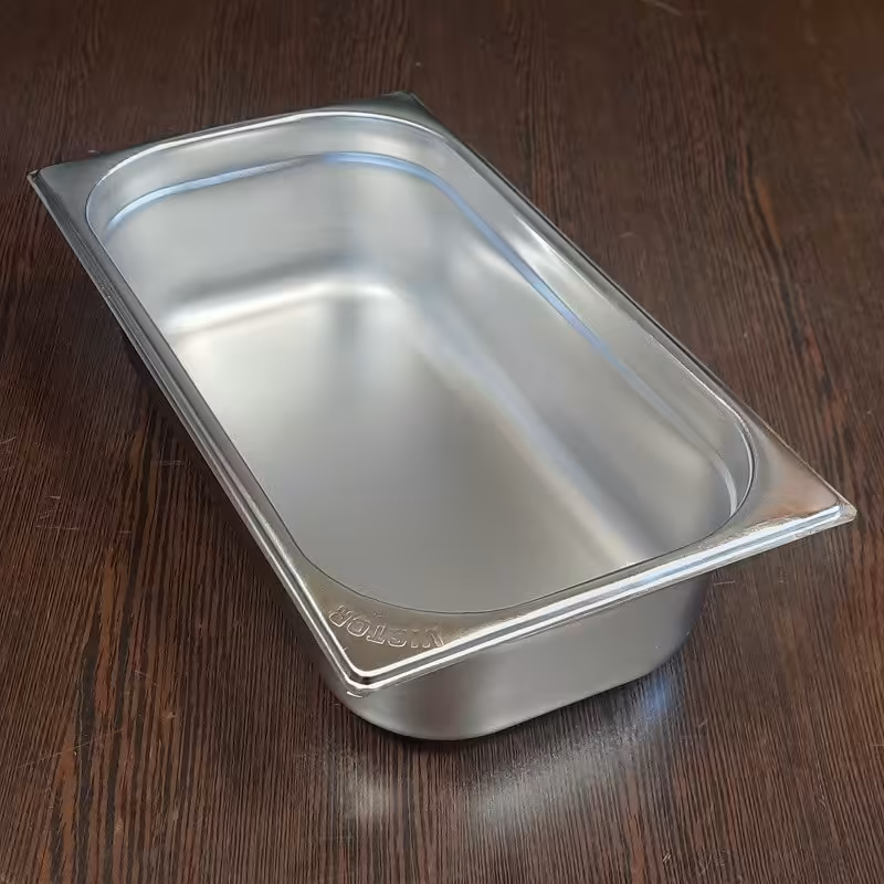 لگن بن ماری 1.3 استیل عمق  15  قطر  0.8 بدون درب (اندازه 32.5 در 17.5 سانتی متر )