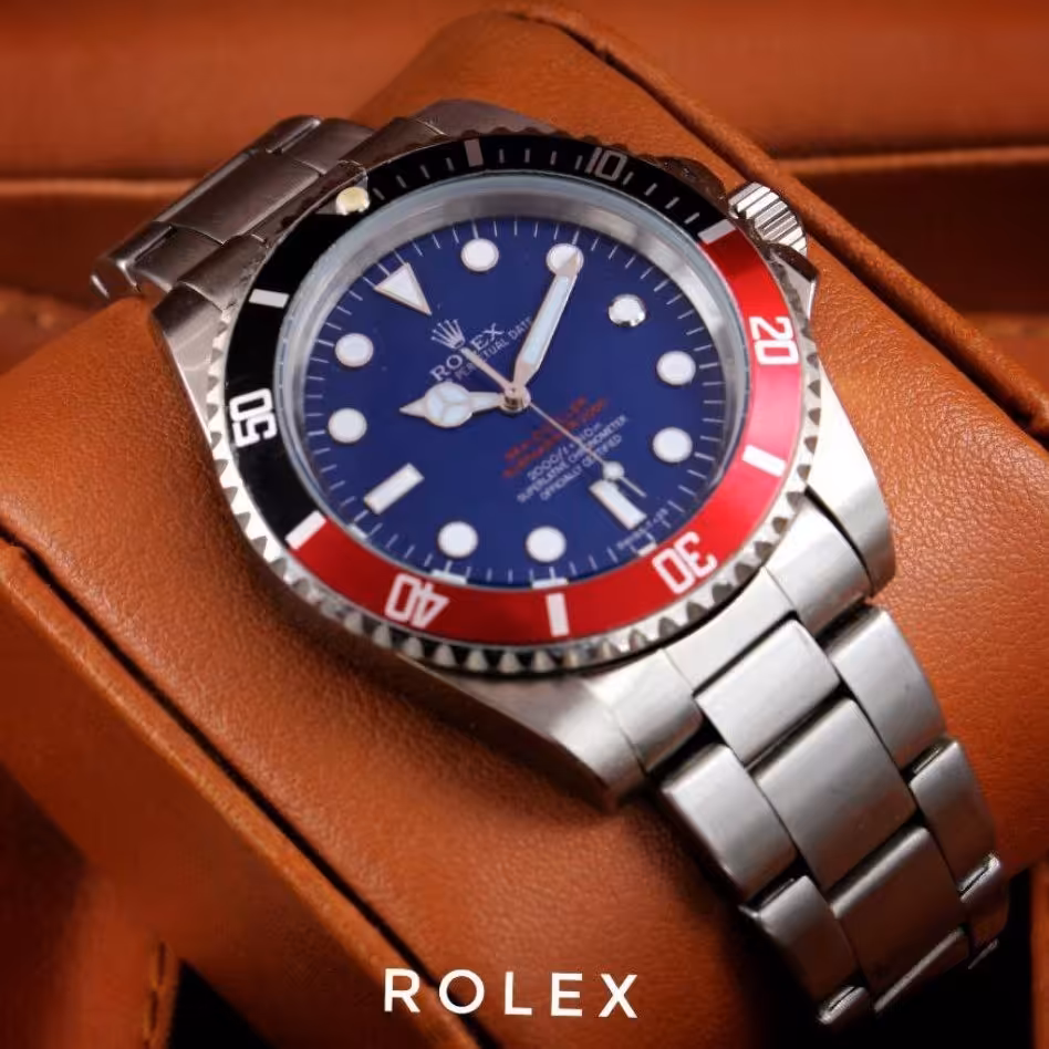 ساعت مچی‌مردانه رولکس ساب مارین طرح پپسی  کیفیت عالی با  ارسال رایگان 