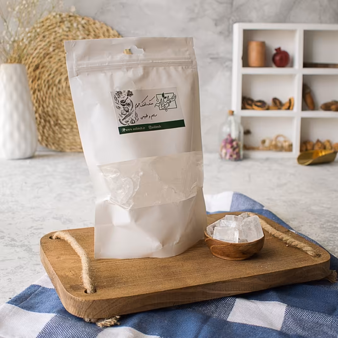 بلور  دلنمک جهرم( بسته 500 گرمی )