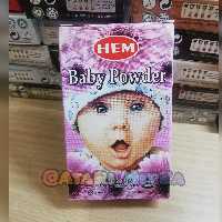 عود آبشاری هم رایحه پودر بچه بسته 10 عددی. Baby Powder 