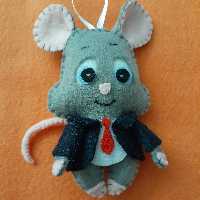 جا کلیدی وآویز آقا موشی خوشتیپ