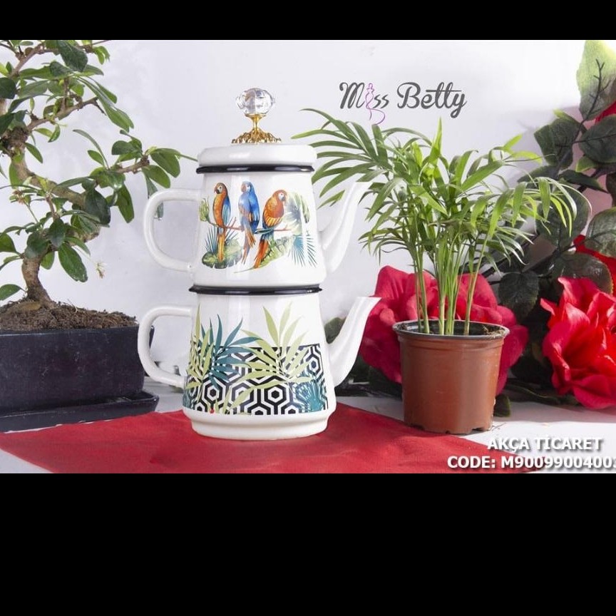 کتری قوری میس بتی ترکیه طرح طوطی