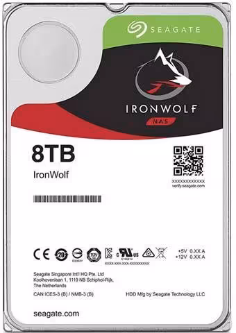 هارد دیسک سیگیت مدل ST8000VN004 IronWolf با ظرفیت 8 ترابایت