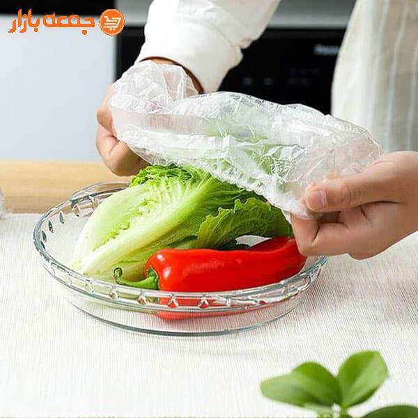 درپوش ظرف یکبار مصرف 50 عددی