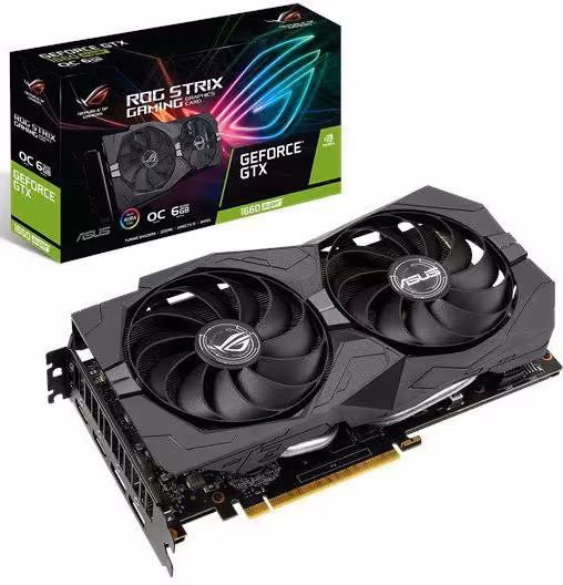 کارت گرافیک ایسوس مدل ROG-STRIX-GTX1660S-O6G-GAMING با حافظه 6 گیگابایت