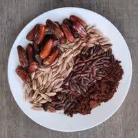 قهوه هسته خرما (200 گرمی) بدون کافئین خانگی سالم و طبیعی 