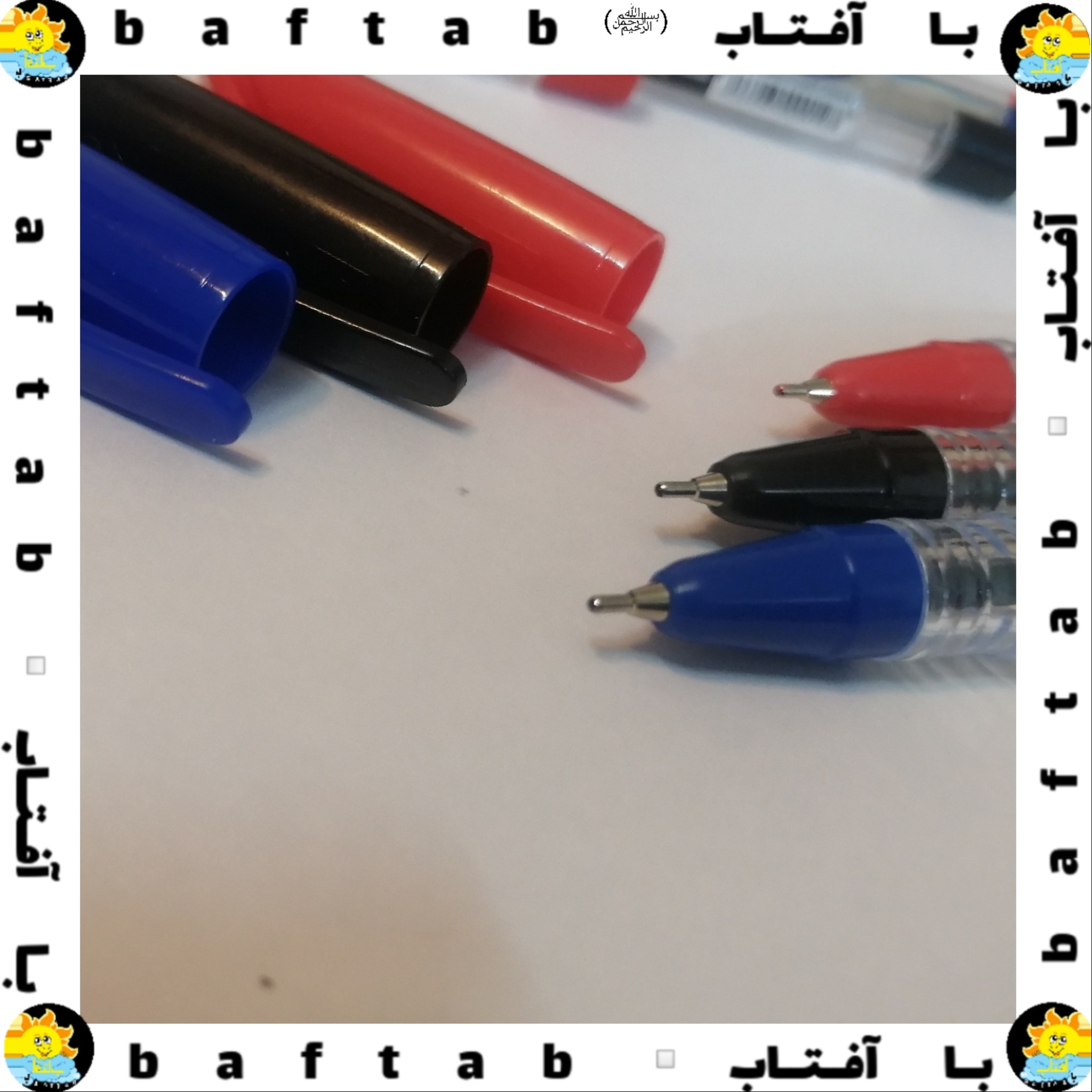 خودکار کیان.7دهم (خودکار آبی،خودکار مشکی،خودکار قرمز) نوک هفت میل، نوک ریز