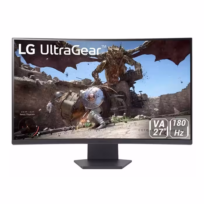 قیمت و خرید مانیتور خمیده گیمینگ 27 اینچ ال جی مدل UltraGear 27GS60QC-B | یاس ارتباط