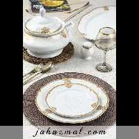 سرویس چینی پردیس طرح غزل 102 پارچه کد 818