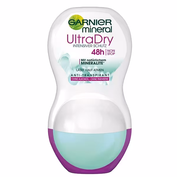 مام رول ضد تعریق 48 ساعته گارنیر مدل Garnier Mineral Ultra Dry | حجم 50 میل