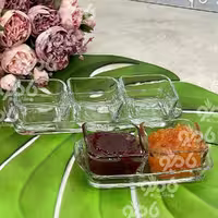 اردو خوری شیشه ای زیره دار باروک