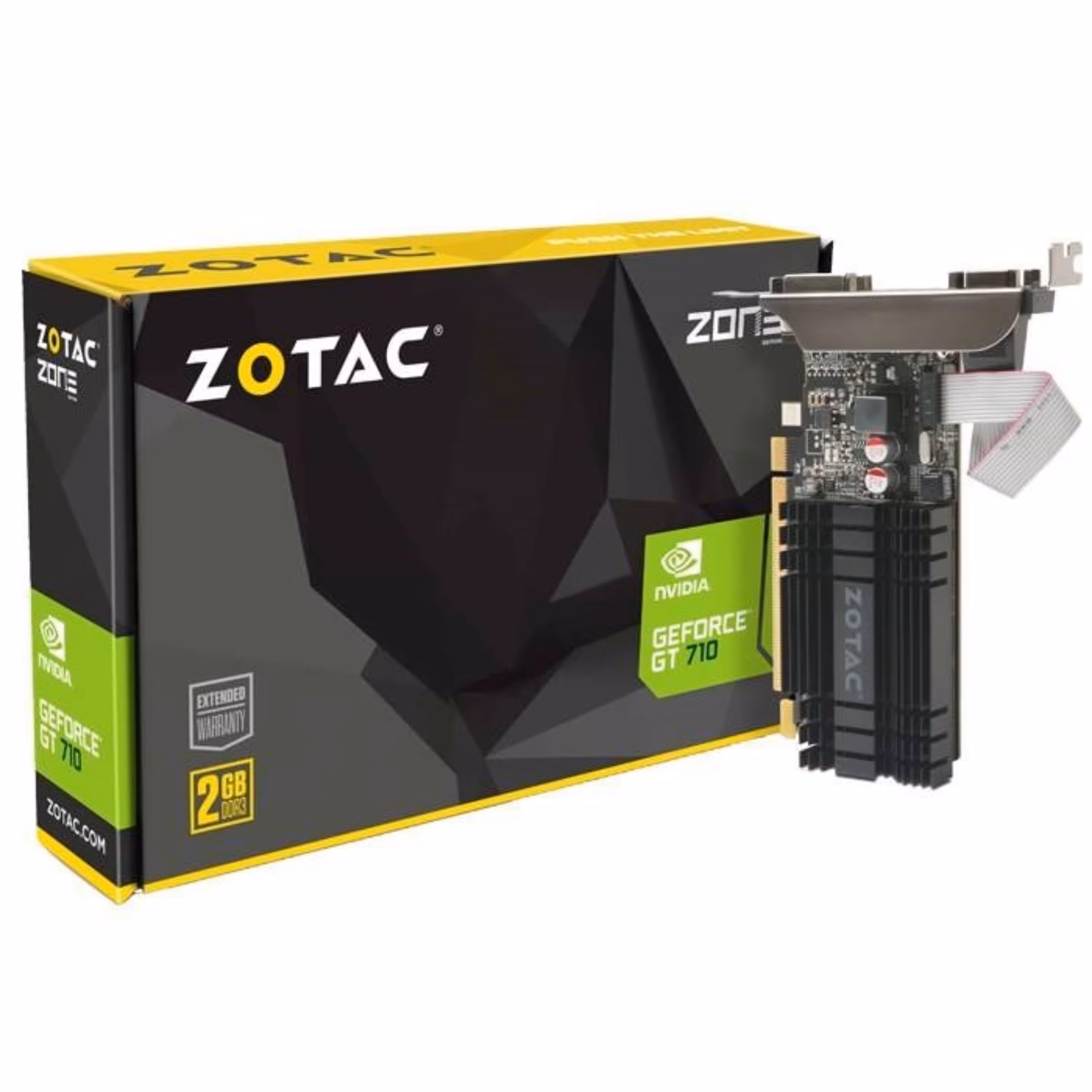 کارت گرافیک 2GB Zotac GT 710 با گارانتی 24 ماهه