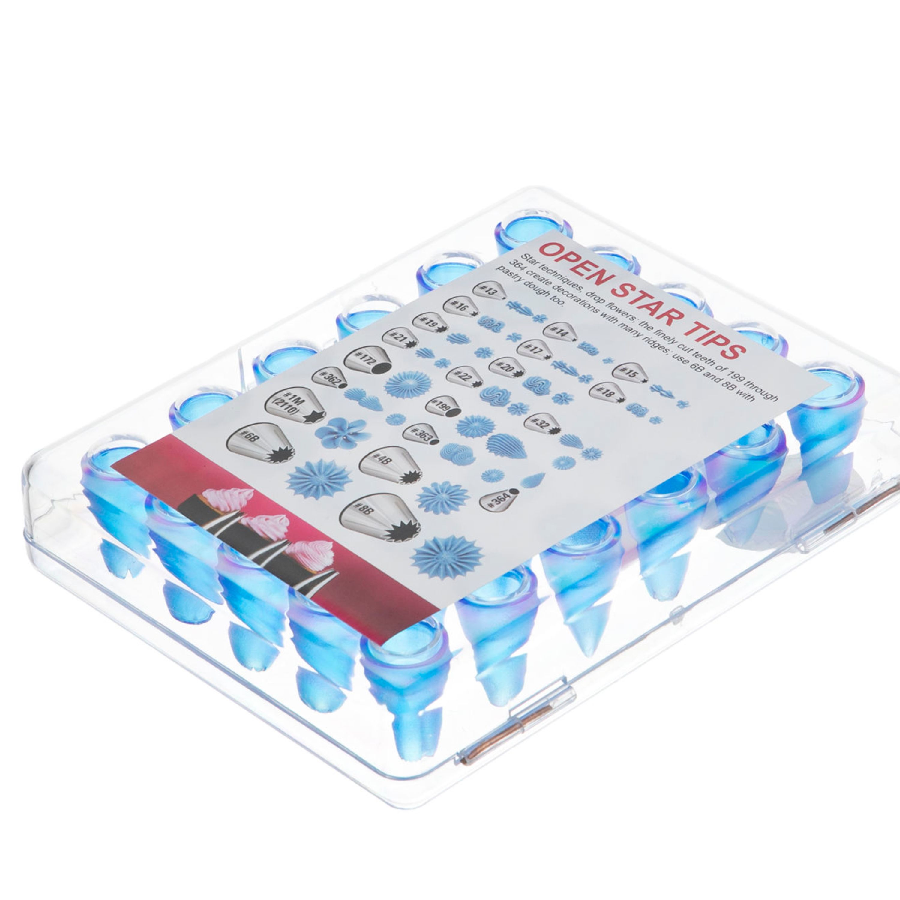 ماسوره شیرینی و خامه زن قنادی طرح ویلتی مجموعه 30 عددی