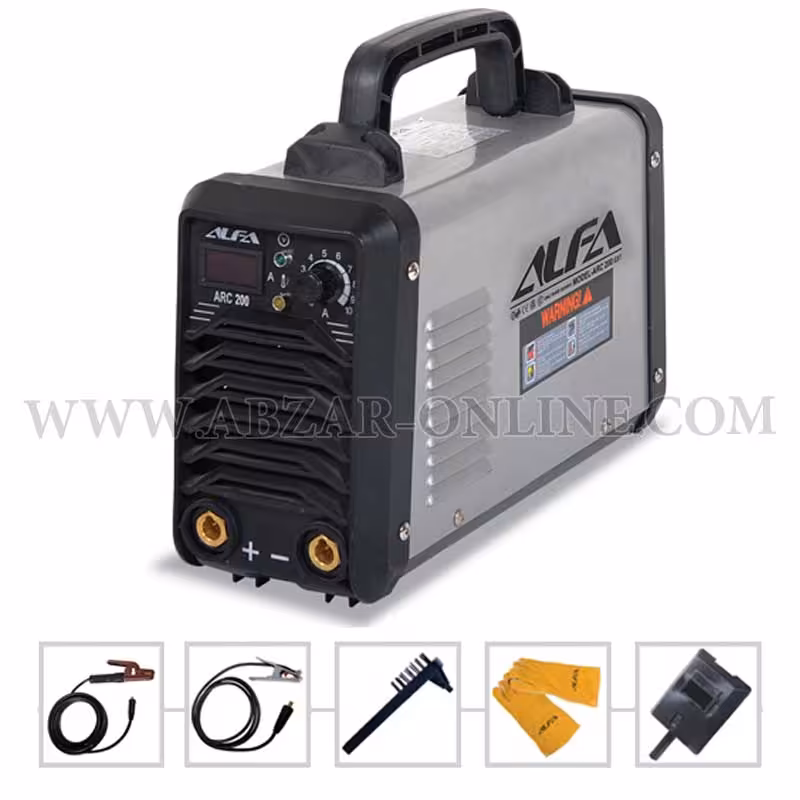 اینورتر جوشکاری  200 آمپر آلفا مدل ARC200  INVERTER ALFA MODEL ARC200