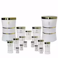 سرویس آشپزخانه 17 پارچه کلاسیک سفید با درب طلایی برند (اورانوس )