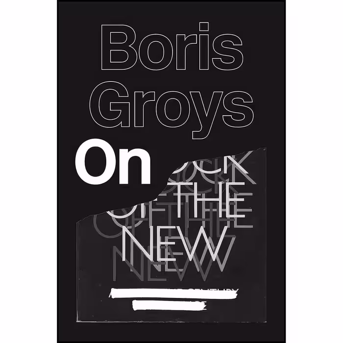 کتاب زبان اصلی On the New اثر Boris Groys and G M Goshgarian انتشارات Verso