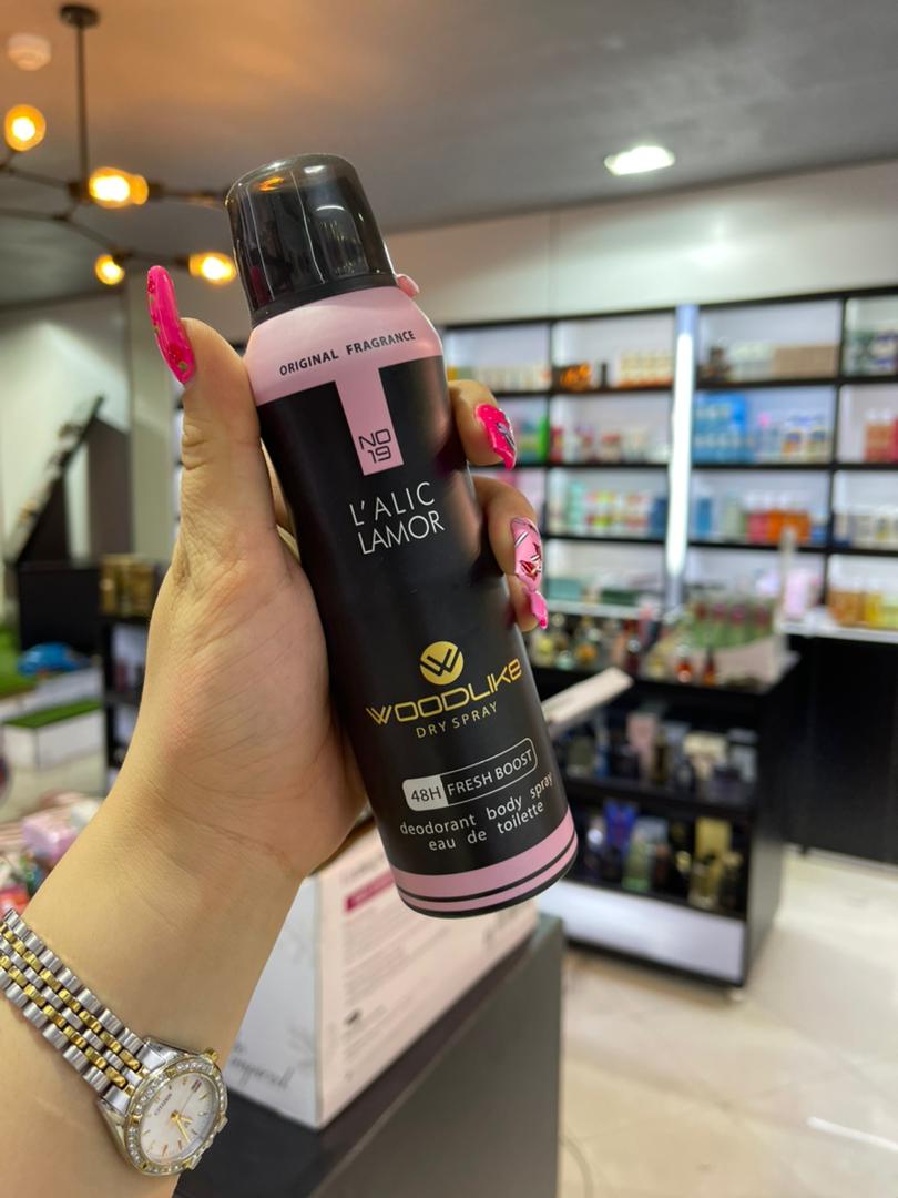 وودلایک اسپری لالیک لامور19 WoodLike L’alic Body Spray For Women