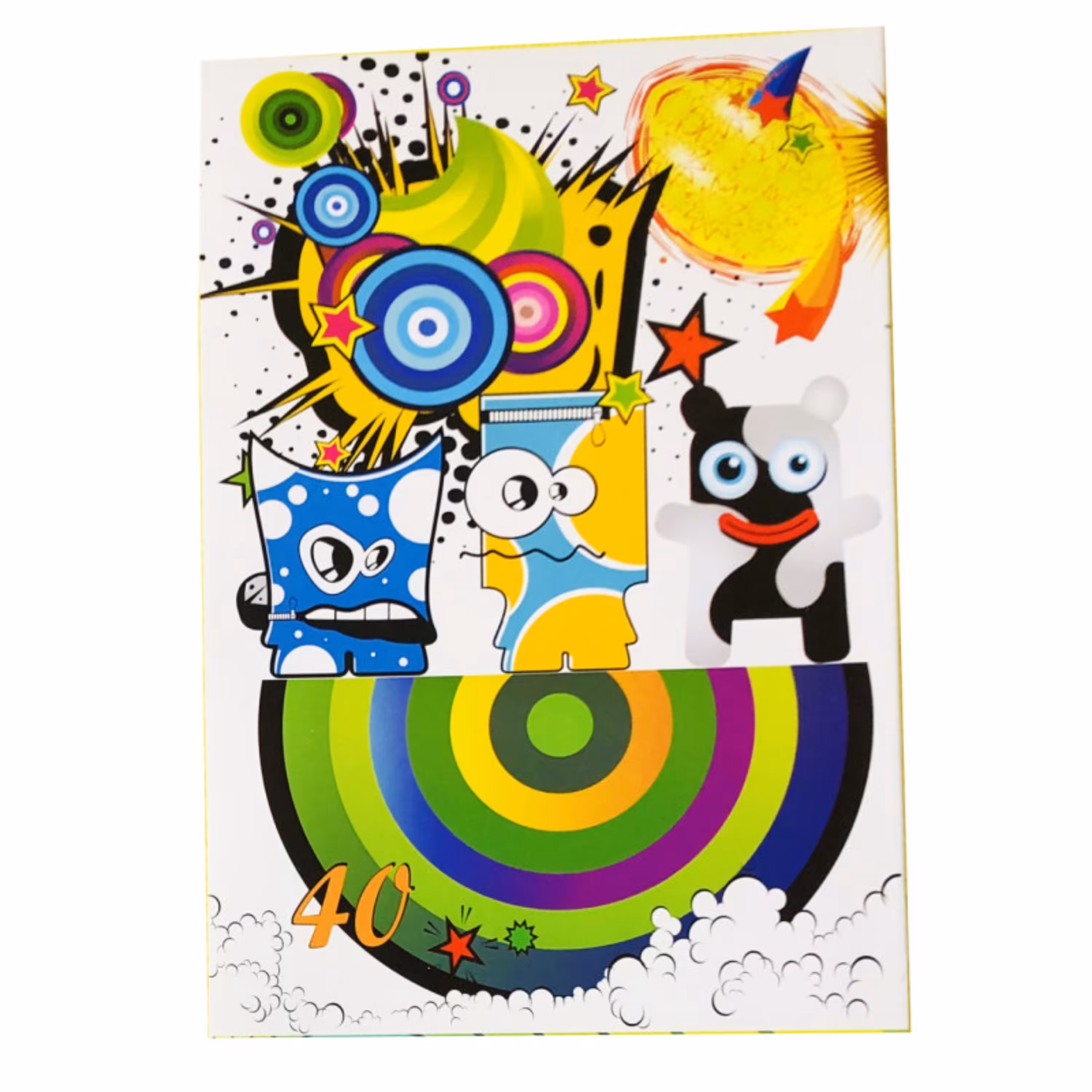 دفتر مشق 40 برگ پارسیان طرح ایموجی کد 855