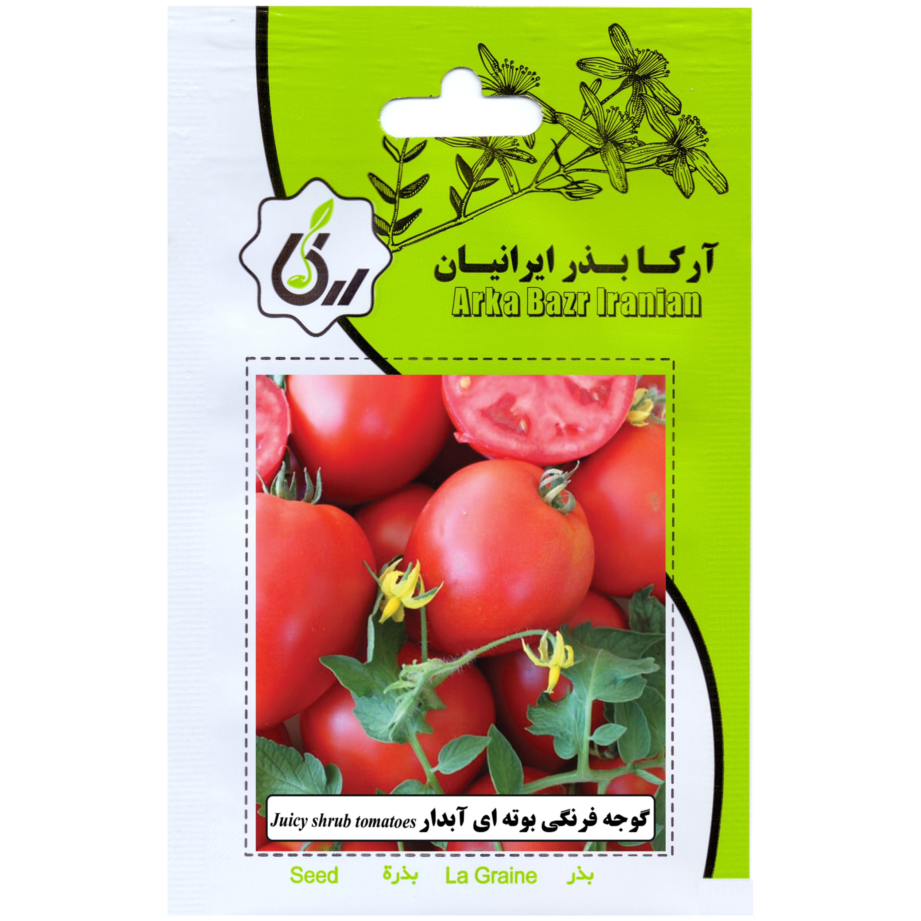 گوجه فرنگی بوته ای ابدار ارکا بذر ایرانیان