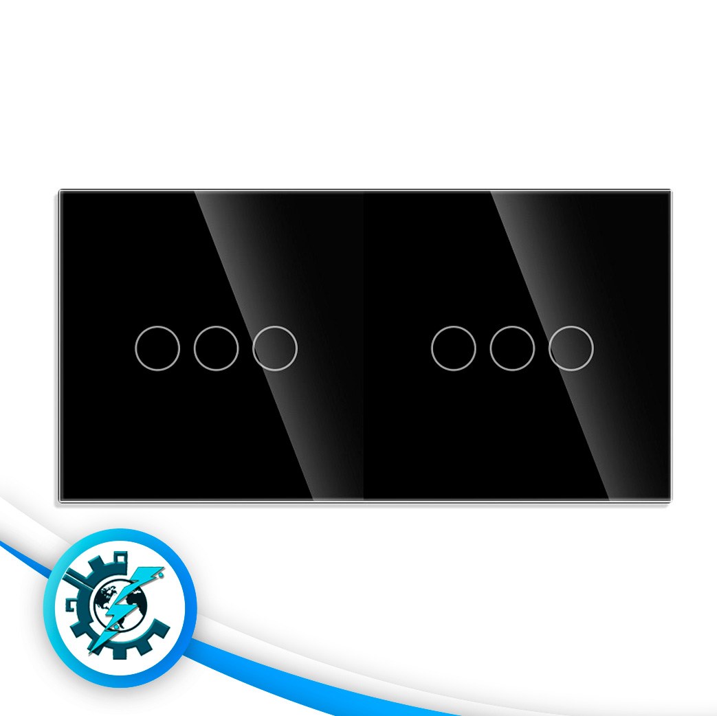 کلید شش پل لمسی هوشمند تویا Tuya بی سیم