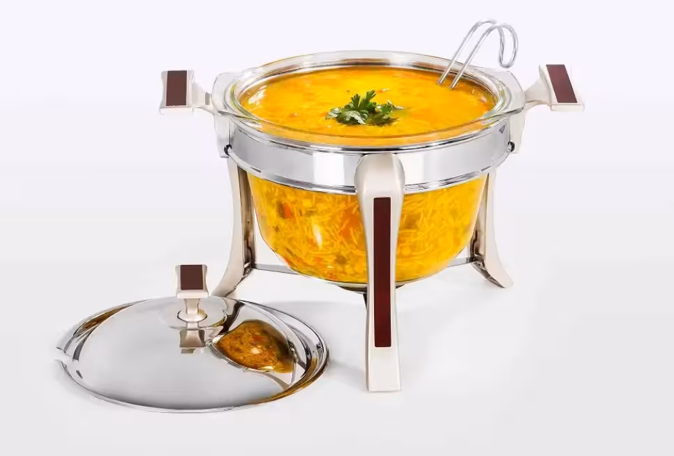 سوپ خوری بزرگ طرح چوب تک استیل مدل Tak Steel 515 T