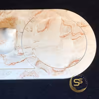 زیرلیوانی با طرح خاص و جنس سنگ مصنوعی