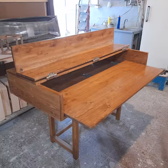 میز پیانو با چوب طبیعی(پس کرایه)