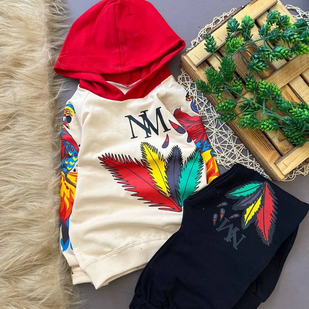 هودی شلوار اسپرت دخترانه و پسرانه سایز 45 تا 60