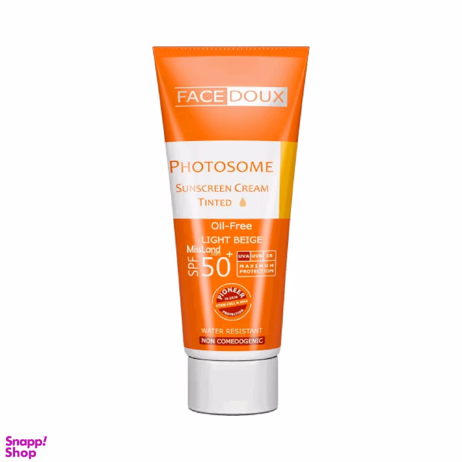 کرم ضد آفتاب فیس دوکس (Face Doux) سری Photosome با SPF50 مناسب پوست های چرب رنگ بژ روشن حجم 40 میلی‌‌ لیتر