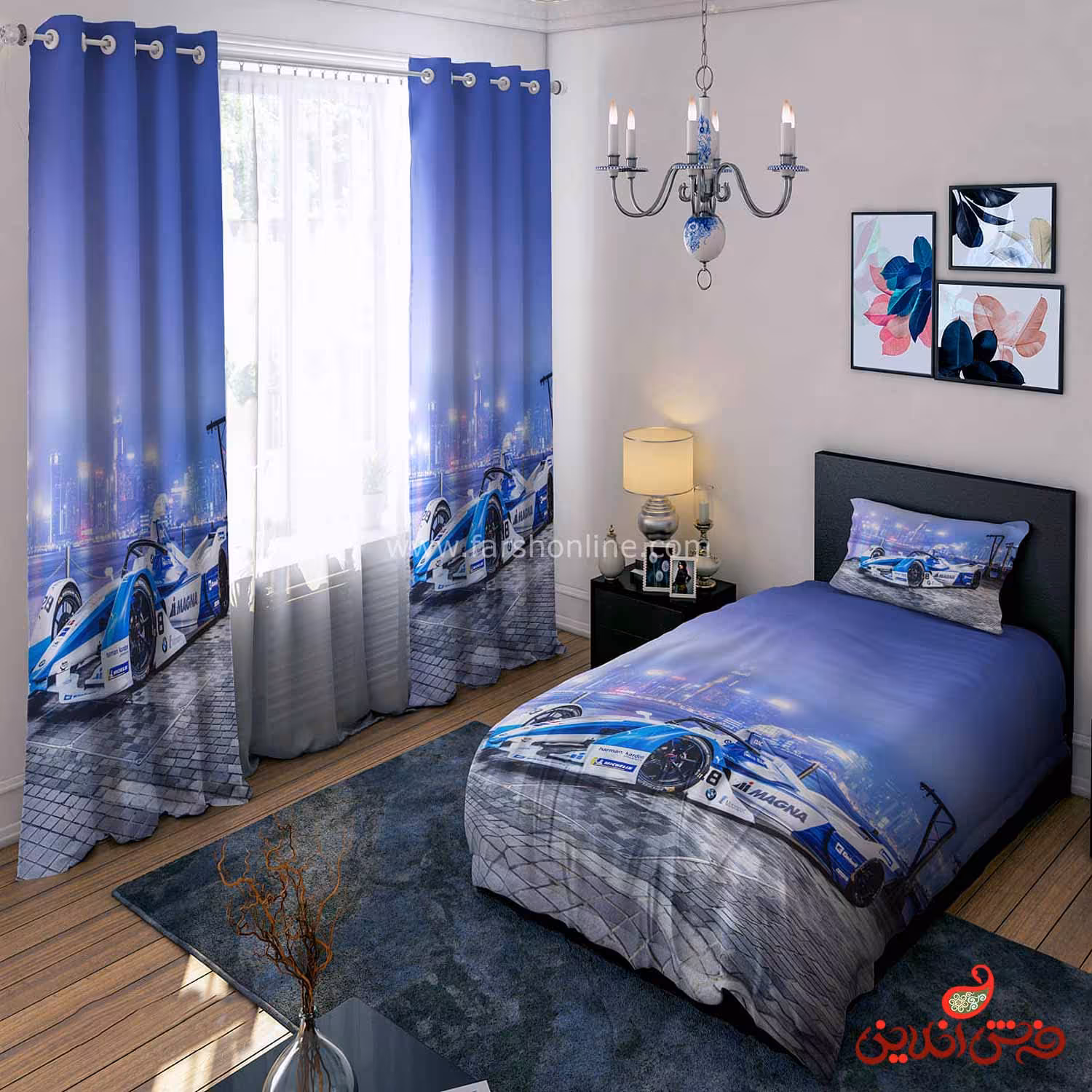 روتختی سه بعدی ماشین مسابقه فرمول یک کد 15177