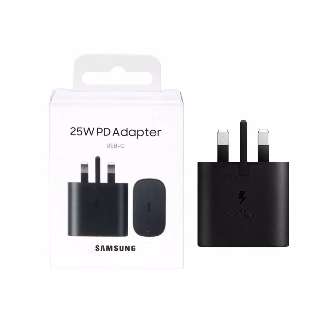 آدابتور شارژر 25w اورجینال سامسونگ مدل EP TA800 - مشکی (با گارانتی 18 ماهه همراه تجارت خاورمیانه)