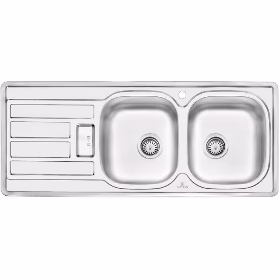 سینک پرنیان استیل کد 2201 نیمه فانتزی توکار (ارسال با باربری پس کرایه )