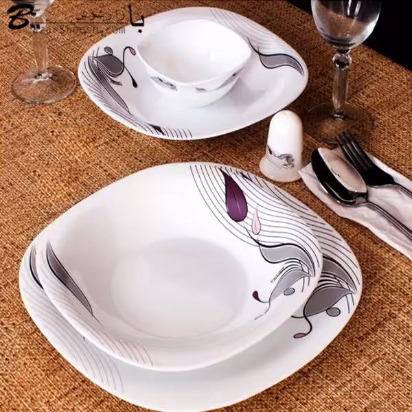 سرویس 6نفره غذاخوری 28پارچه پارس اپال مدل 446