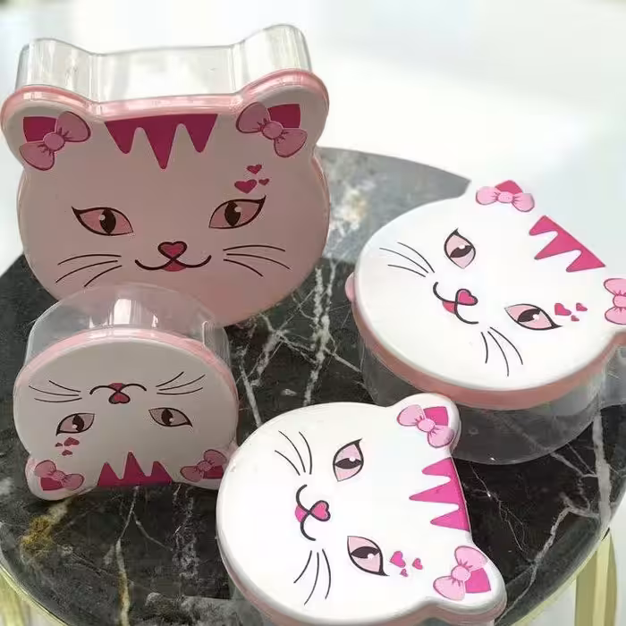 ظرف 4تکه طرح حیوانات 