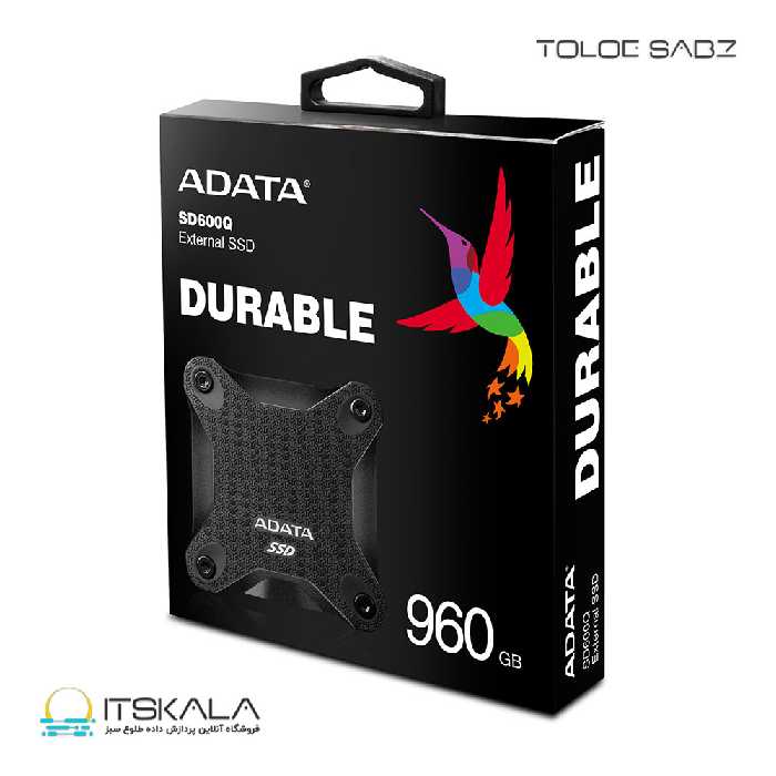 قیمت و خرید اس اس دی اکسترنال ای دیتا SD600Q External Solid State Drive 960GB | ITSKALA