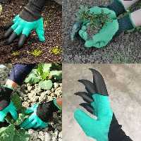 دستکش باغبانی چنگ دار

