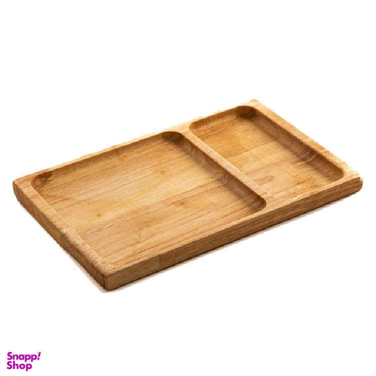 اردو خوری چوبی مدل دو خانه مستطیل کد 1030