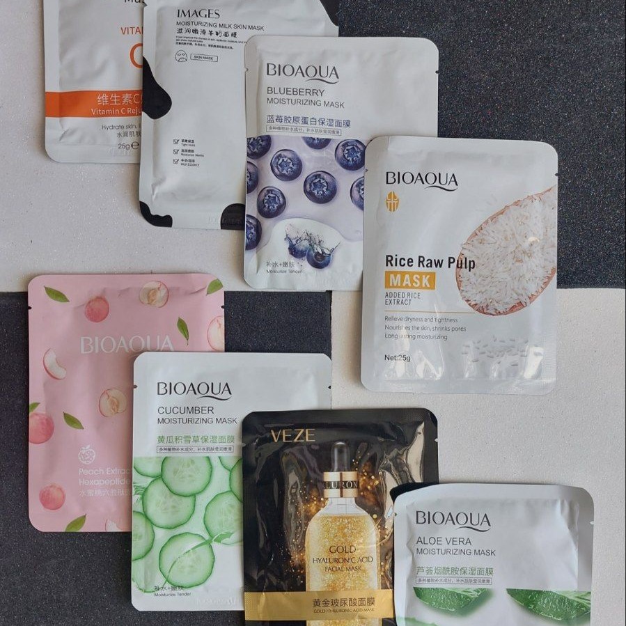 پک 8عددی ماسکهای ورقه ای از برندهای معروف