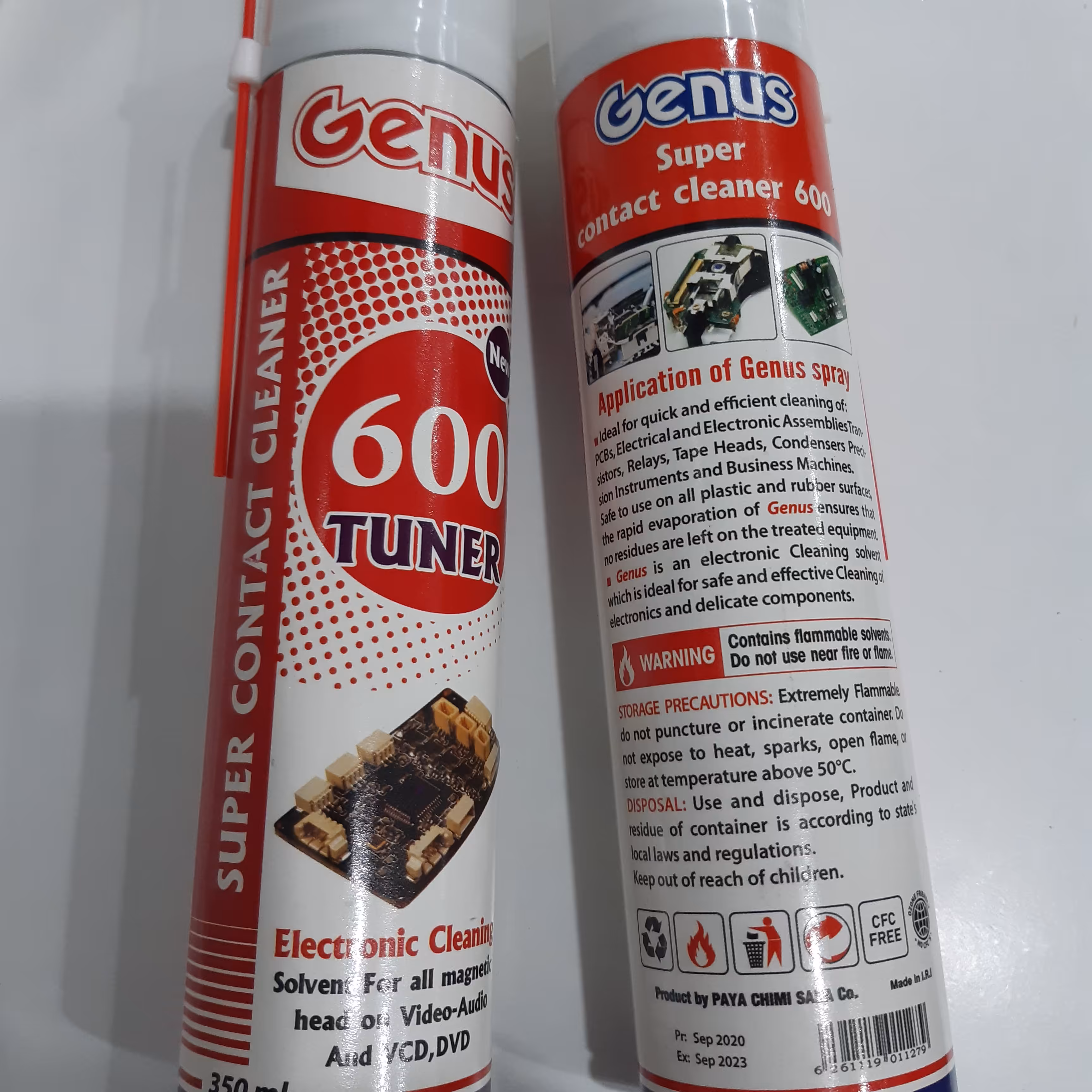 اسپری تمیز کننده با محلول خشک 600